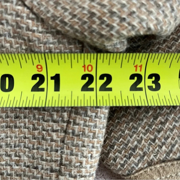 Vintage Pendleton Suede & Tweed Sport Coat/Suit Jacket/Blazer-Tan/Beige-Men’s 44 - Picture 14 of 14